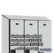 Salsbury Industries 1 Tier Designer Locker, 54"Wx76"Hx18"D, 3 Door, Gray 18-21368GRY - alternate 7